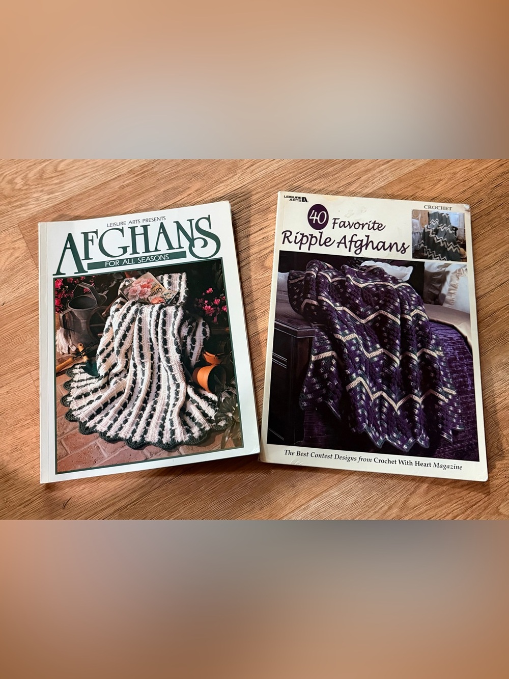 Leisure Arts Afghan Crochet Pattern Book